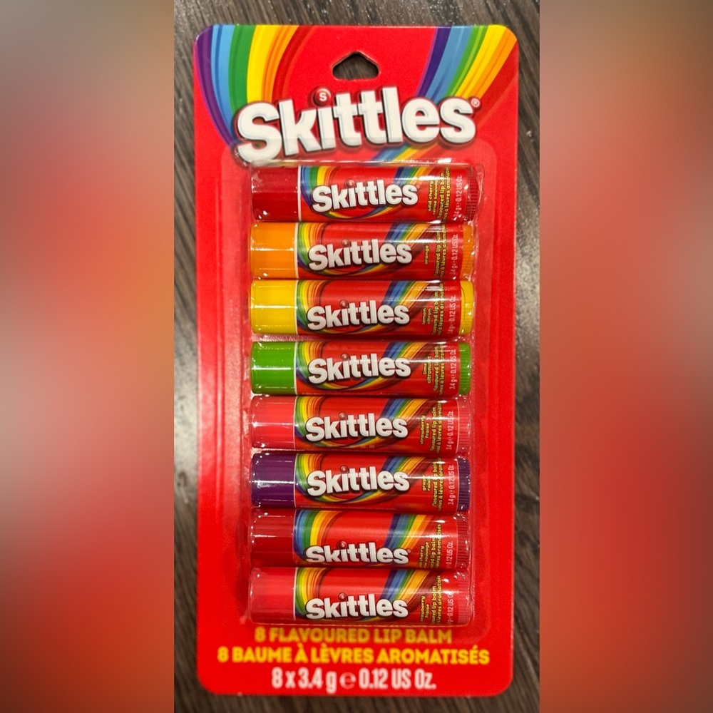 Lip Balm Set - skittles NEW